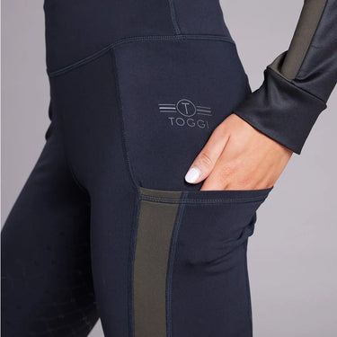 Buy Toggi Ladies Black Winter Sculptor Walsham Tights | Online for Equine