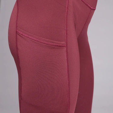 Buy Toggi Ladies Burgundy Winter Sculptor Walsham Tights | Online for Equine