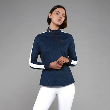 Toggi Midnight Navy Print Montagu Womens Base Layer| Online For Equine