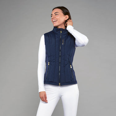 Toggi Navy Leighton Hybrid Womens Gilet| Online For Equine