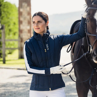 Toggi Navy Leighton Hybrid Womens Gilet| Online For Equine