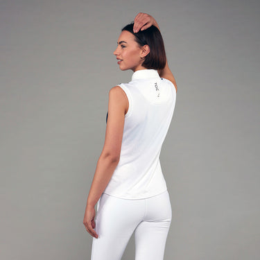 Toggi Navy/White  Haymarket Womens Sleeveless Polo| Online For Equine
