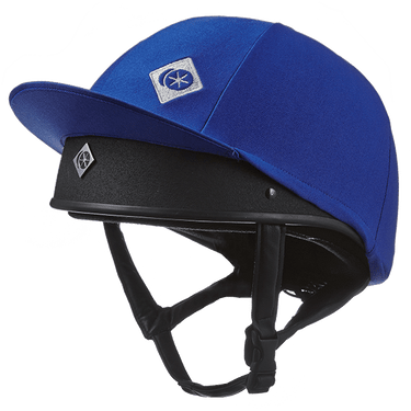Buy the Charles Owen Royal Blue Traditional Coloured Hat Silk | Online for Equine
