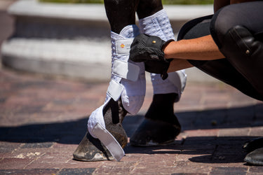 Buy Equilibrium White Stretch & Flex Training Wraps | Online for Equine