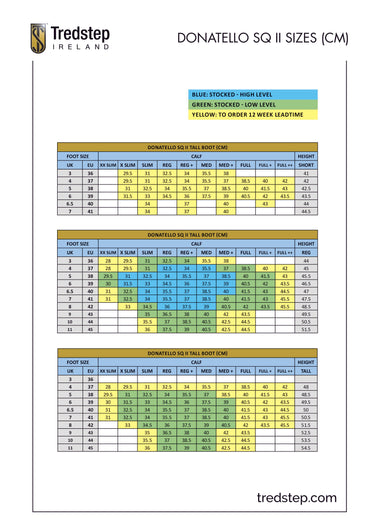 Tredstep Ireland Donatello SQII Black Tall Field Riding Boots| Online For Equine