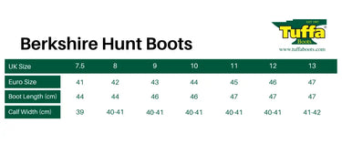 Buy Tuffa Berkshire Hunt Riding Boots| Online for Equine