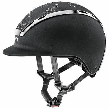 Uvex Exxeed Diamond Satin Black Riding Helmet| Online For Equine