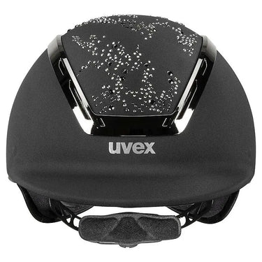 Uvex Exxeed Diamond Satin Black Riding Helmet| Online For Equine