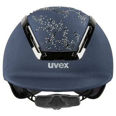 Uvex Exxeed Diamond Satin Navy Riding Helmet| Online For Equine