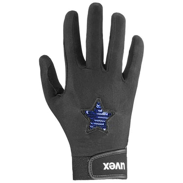 Uvex Glamstar Kids Black / Blue Gloves| Online For Equine