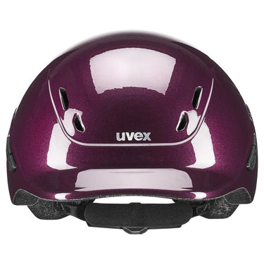 Buy Uvex Kidoxx Burgundy Shiny Junior Riding Hat| Online for Equine