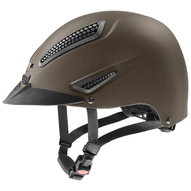 Uvex Perfexxion III Brown Matt Adjustable Riding Hat| Online For Equine
