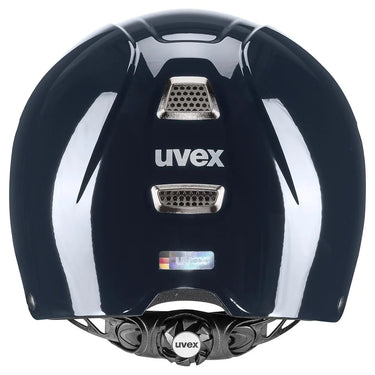 Uvex Shiny Perfexxion III Navy Adjustable Riding Hat| Online For Equine