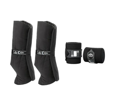 Veredus Black Kit B Rest + Anatomic Bandage Pad Set Rear Fetlock| Online For Equine