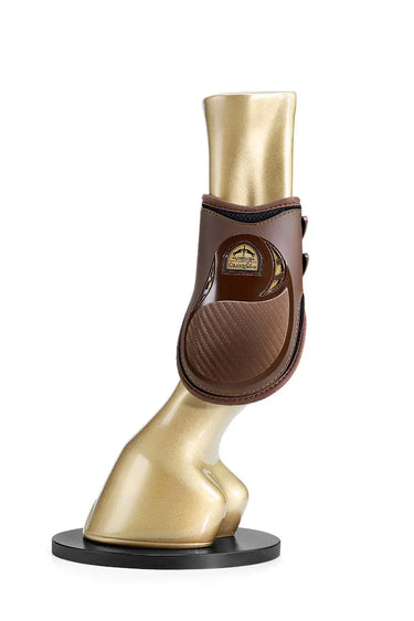 Veredus Brown Grand Slam Carbon Gel Rear Fetlock Boots Gold Edition| Online For Equine