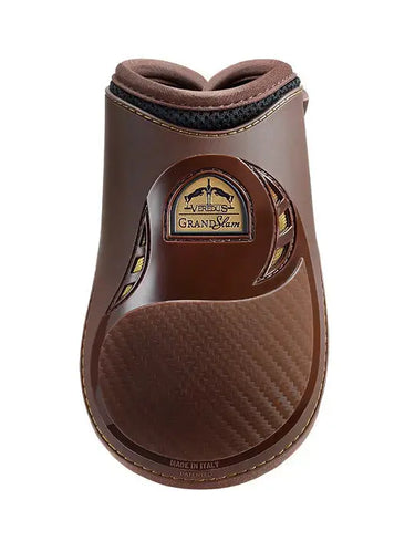 Veredus Brown Grand Slam Carbon Gel Rear Fetlock Boots Gold Edition| Online For Equine