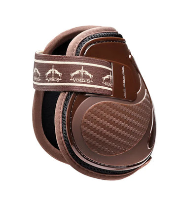 Veredus Brown Pro Jump Short Vento Fetlock Boots with Elastic Straps| Online For Equine