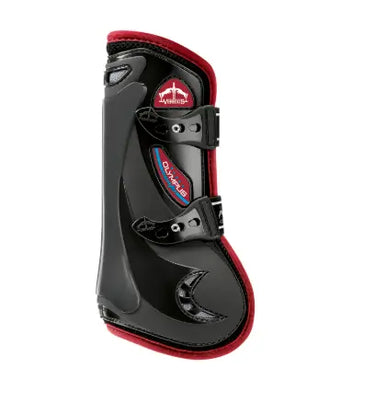 Veredus Olympus Vento Front Tendon Boots Black | Bordeaux Edging| Online For Equine