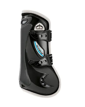 Veredus Olympus Vento Front Tendon Boots Black | Ivory Edging| Online For Equine