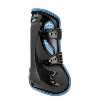 Veredus Olympus Vento Front Tendon Boots Black | Light Blue Edging| Online For Equine