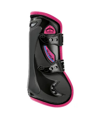 Veredus Olympus Vento Front Tendon Boots Black | Pink Edging| Online For Equine