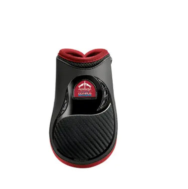Veredus Olympus Vento Rear Fetlock Boots Black | Bordeaux Edging| Online For Equine