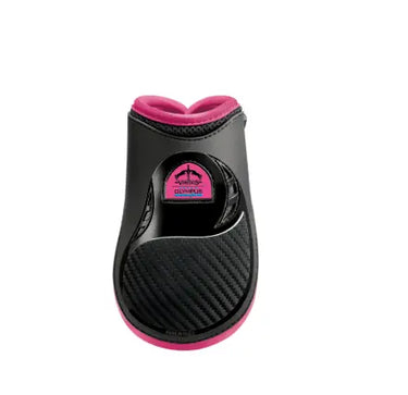 Veredus Olympus Vento Rear Fetlock Boots Black | Pink Edging| Online For Equine
