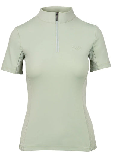 Woof Wear Sage Green Short Sleeve Ladies Tech Riding Shirt