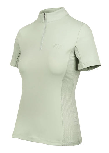 Woof Wear Sage Green Short Sleeve Ladies Tech Riding Shirt