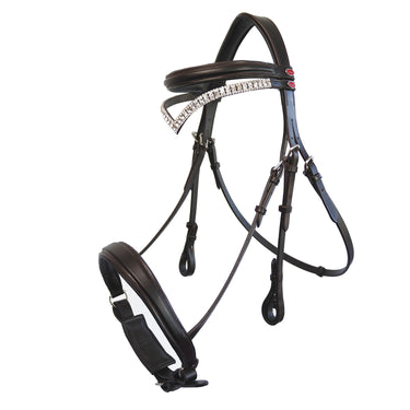 Buy Whitaker Lynton Snaffle Bridle C/W Spare Browband Havana| Online for Equine