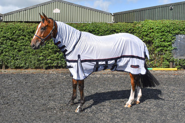 Buy Whitaker Rastrick Fly Rug Mesh White| Online for Equine