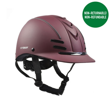 Whitaker Club Young Rider Helmet Burgundy / Black