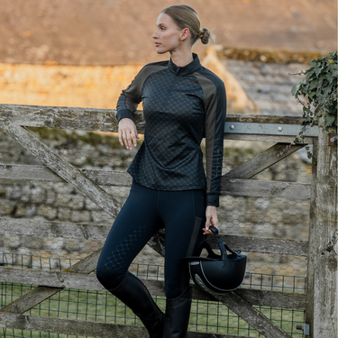 Buy Toggi Ladies Black Winter Sculptor Walsham Tights | Online for Equine