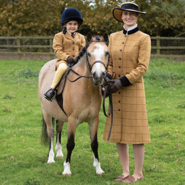 Buy the Equetech Longline Wheatley Tweed Leaders Jacket / Dress & Hat | Online for Equine