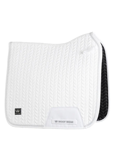Woof Wear White Herringbone Saddle Dressage Pad