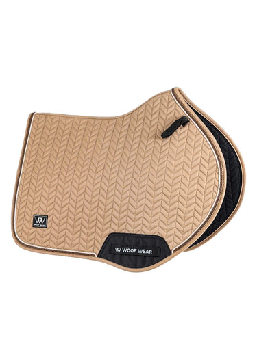 Woof Wear Caramel Herringbone Saddle Close Contact Pad