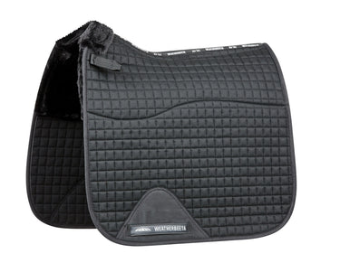 Buy WeatherBeeta Black Prime Comfy Fleece Dressage Saddle Pad| Online for Equine