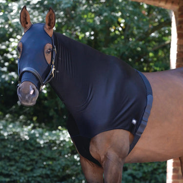WeatherBeeta Black Stretch Hood With Zip| Online For Equine