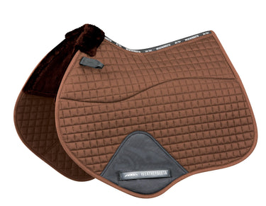 Buy WeatherBeeta Brown Prime Comfy Fleece Jump Saddle Pad| Online for Equine