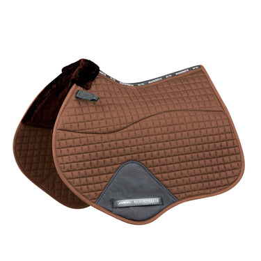 WeatherBeeta Brown Prime Comfy Fleece Jump Saddle Pad