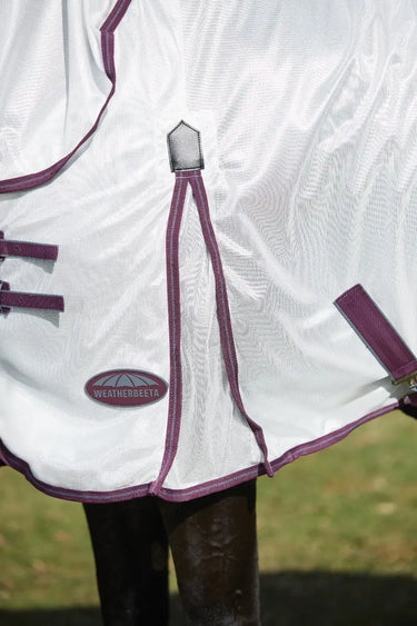 Buy WeatherBeeta ComFiTec Essential Mesh II Combo Neck Fly Rug (Maroon Binding)| Online for Equine