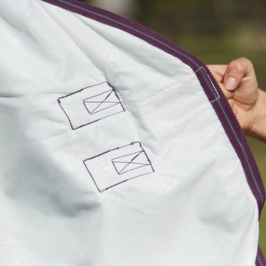 WeatherBeeta ComFiTec Essential Mesh II Combo Neck Fly Rug (Maroon Binding)| Online For Equine