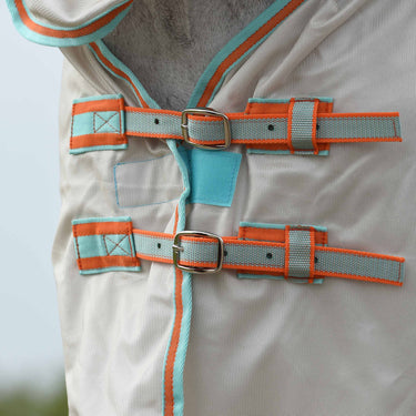 WeatherBeeta ComFiTec Essential Mesh II Combo Neck Fly Rug (Maroon Binding)| Online For Equine