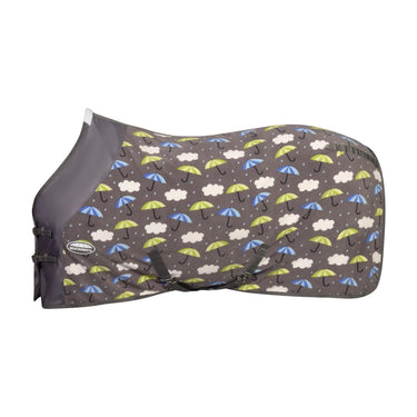 WeatherBeeta Dark Blue / Grey / White Fleece Cooler Standard Neck| Online For Equine