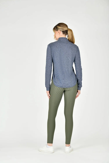 Buy the WeatherBeeta Navy/Iris London Layer Long Sleeve Top | Online for Equine