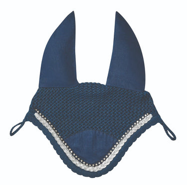 Buy WeatherBeeta Navy Prime Bling Ear Bonnet - Pony| Online for Equine