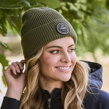 WeatherBeeta Olive Night Fleece Lined Beanie| Online For Equine