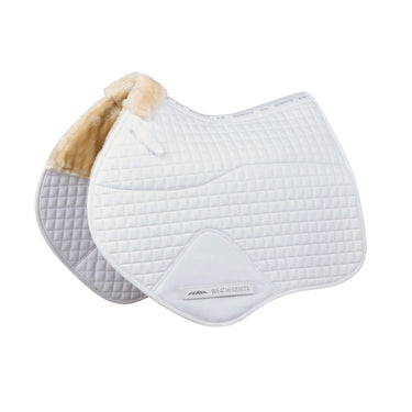 WeatherBeeta White Prime Comfy Fleece Jump Saddle Pad| Online For Equine