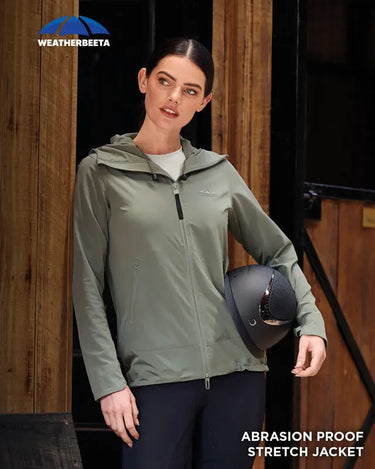 Buy Weatherbeeta Abrasion Proof Stretch Riding Jacket Olive Leaf | Online for Equine