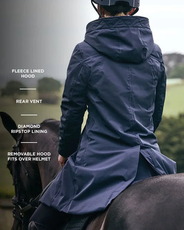 Buy Weatherbeeta All Purpose Waterproof Longline Equestrian Jacket Navy | Online for Equine